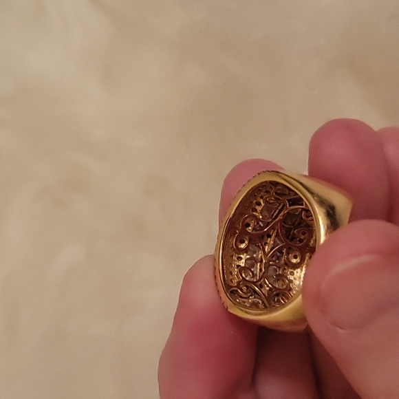 Affinity Diamond Princess & Round Ring 3.00 CTTW 14K Yellow Gold Size 7 - Picture 3 of 8